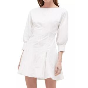 Hill House Home The Aveline Dress White Large NEW